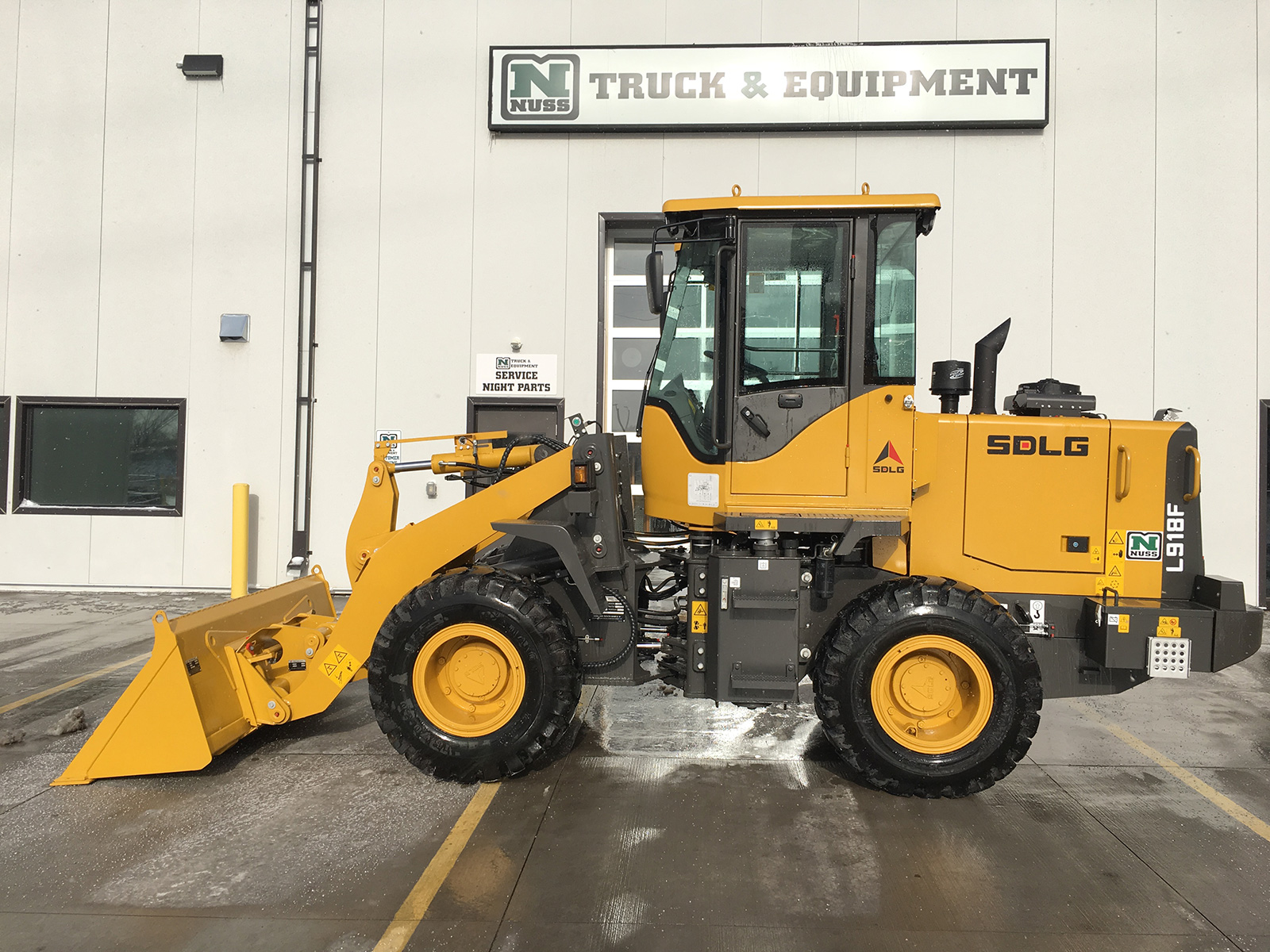 Nuss Truck & Equipment to showcase SDLG L918F compact wheel loader at Northern Green 2018