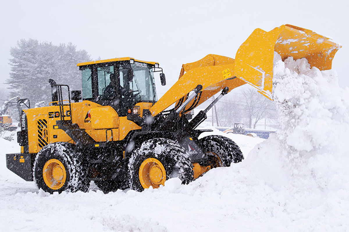 boon sons chooses sdlg front end loaders for snow removal in upstate new york sdlg north america construction equipment sdlg front end loaders for snow removal